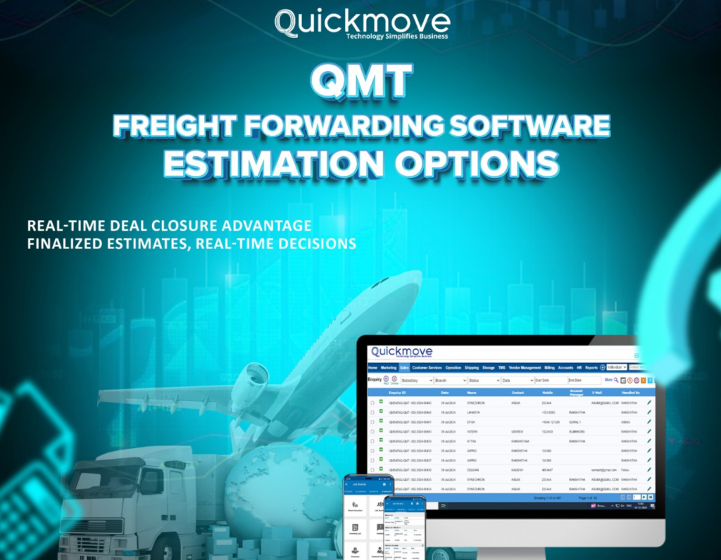 Maximize Efficiency with QuickMove Freight Forwarding software Estimation Options